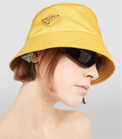 prada 're nylon bucket hat|prada bucket hat japan.